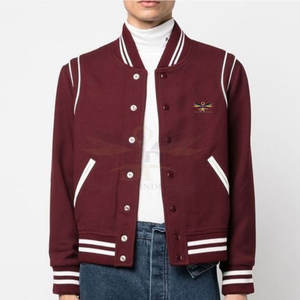 Nouveau design, couleur unie, veste Letterman pour hommes, vêtements chauds, vestes pour hommes à vendre - Product Image 3