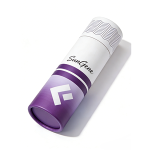 Eco Friendly Biodegradable Perfume Container Paper Tube Box Custom Printed Round Cardboard Packaging for Loose Powder Face Cream - Product Image 3