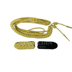 Aiguillettes de cérémonie à prix d'usine, cordons d'épaule pour uniforme, meilleure qualité, vente en gros, différentes couleurs - Product Image 4