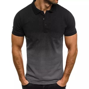 Chemise à manches courtes en tricot imprimé anti-rides pour homme avec des motifs personnalisés - Haute qualité - Product Image 1