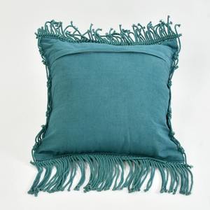 Vente en gros de housse de coussin en lin tissé de qualité supérieure macramé petit design bohème avec motif vintage pour voiture à la maison pour Noël - Product Image 3