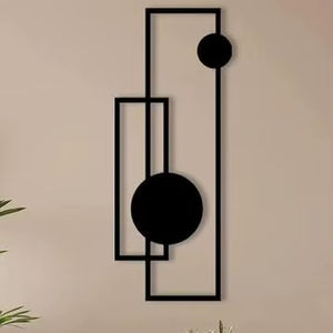 Art mural en métal de style minimaliste, sculpture suspendue simple et élégante, adaptée à la décoration intérieure contemporaine - Product Image 1
