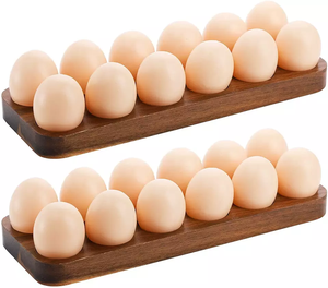 <b>Eco</b>-Friendly Polished Acacia Wood Tray with Elegant Matte Finish Multi-Purpose Tray with Handles for Home and Professional Use - Product Image 1