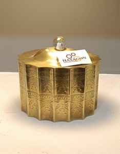 กล่องทองเหลืองพร้อมท๊อฟฟี่และกล่องเก็บอาหารอื่นๆพร้อมวัสดุที่ดีที่สุดและปรับแต่งได้ - Product Image 1