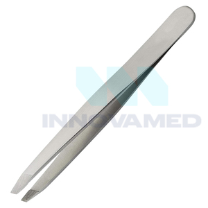 Utilisation de la plus haute qualité dans les salons de beauté personnelle multifonctionnelle pour chaque type de cheveux Pince à épiler inclinée en acier inoxydable - Product Image 1