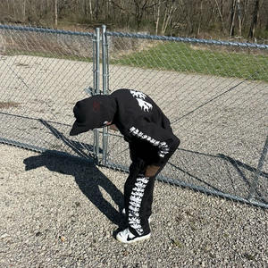 Conjunto de Sudadera con Capucha y Pantalones de Algodón Grueso para Mujer, 450GSM, Corte Regular, Logotipo Serigrafiado, Calidad Premium - Product Image 2