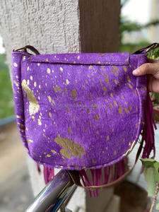 Sac à franges en cuir bohème, sac à main à franges en cuir imprimé Animal, sacs à bandoulière - Product Image 5