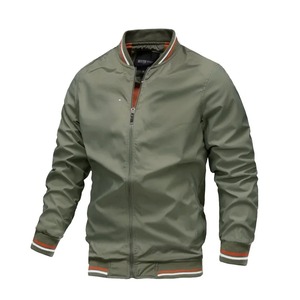 Custom Logo <b>Bomber</b> <b>Jacket</b> <b>Lightweight</b> Casual Streetwear Outerwear for Men <b>Women</b> Fashion and Daily Wear - Product Image 5