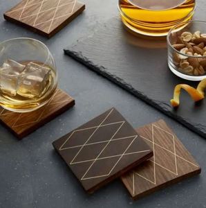 Sous-verres gratuits en bois décoratifs de haute qualité pour la décoration de la maison au design moderne disponibles au prix de gros - Product Image 3