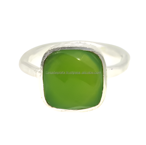 แหวนประดับอัญมณีรูปเบาะ Gemstone925หินคริสเตอร์ลิงเครื่องประดับแหวนแฟชั่นของขวัญแต่งงานสำหรับทุกเพศ - Product Image 2