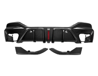 Alerón Delantero, Difusor Trasero, Faldones Laterales, Alerón Trasero/Techo y Rejilla de Fibra de Carbono Estilo S de Alta Calidad para BMW X6 G06 Lci 2024+