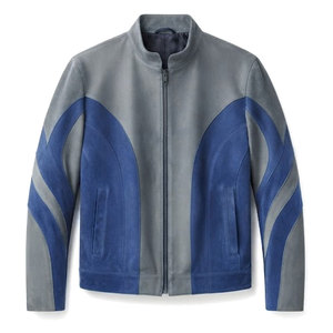 Authentic <b>Suede</b> <b>Leather</b> <b>Jacket</b> For Men Featuring Soft Genuine <b>Suede</b> Button Front Functional Pockets And Timeless Casual Style - Product Image 1