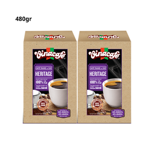 VINACAFE HERITAGE Premium Roasted and Milled Instant Coffee 480g Bitter Taste Caffeinated Masan Brand in Bag on Sale - Product Image 2