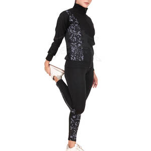 Chándal deportivo cómodo para calentar y entrenar Chándal deportivo elegante con diseño moderno de color de contraste - Product Image 3