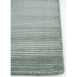 Basis Blue Solid Color Hand Loom Wool & Viscose <b>Rug</b> for Home Hwv-2000 - Product Image 4