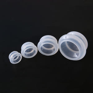 Grosir cangkir silikon bening antipenuaan cangkir silikon Set cangkir pijat tubuh vakum terapi pijat bekam silikon - Product Image 3