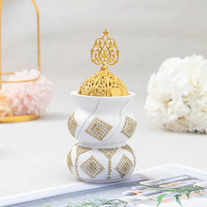Quemador de incienso de resina de Ramadán, incensario Eid Bakhoor para bodas y festivales árabes, recién llegado - Product Image 4