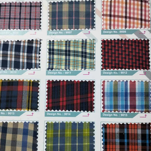 ผ้าเชิ้ตโพลีคอตตอนแบบกำหนดเองที่ดีที่สุดและเหมาะสำหรับทุกเพศสำหรับชุดนักเรียน ลายทาง ทอแบบทอ คุณภาพส่งออกระดับโลก - Product Image 6