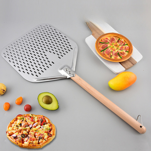 Pelles <span class=keywords><strong>à</strong></span> <span class=keywords><strong>pizza</strong></span> perforées résistantes aux hautes températures <span class=keywords><strong>pour</strong></span> fours <span class=keywords><strong>à</strong></span> bois traditionnels et grilles <span class=keywords><strong>à</strong></span> <span class=keywords><strong>pizza</strong></span> électriques modernes - Product Image 1