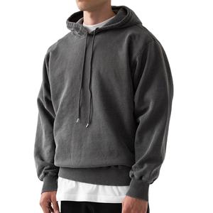 Vente en gros de sweat à capuche surdimensionné en coton polaire de haute qualité imprimé et brodé avec logo personnalisé pour hommes, vêtements de sport 2023 - Product Image 1