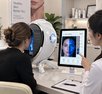 Analyseur de peau intelligent M8 AI, testeur d'analyse cutanée, imagerie spectrale 10 spectres, scanner facial 3D pour salon de beauté, spa, clinique