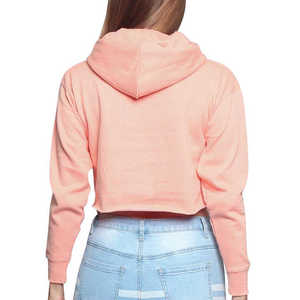 Personalizar su propio diseño Mujeres Crop Top Hoodies Best Selling Women's Hoodie - Product Image 5
