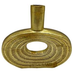 Florero hecho a mano de latón macizo chapado en oro de Metal de calidad de lujo, floreros decorativos de mesa para jarrón de interior a bajo precio - Product Image 1