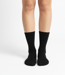 Chaussettes longues pour femmes, confort équilibré, coton riche, respirantes, extensibles, coupe régulière, multicolores, pour un usage quotidien, lot - Product Image 6