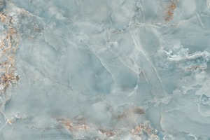 Orientbell Vitrifié (GVT) 1200X1800 Super Gloss Onyx Marbre Aqua Glossy Finition Grands Carreaux Dalles Mur Sol Carreaux Porcelaine - Product Image 5