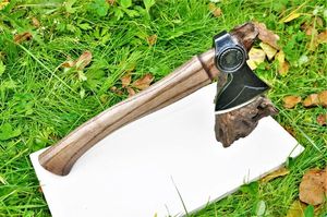 Wholesale Customized Top Quality OEM ODM Service Axe Hand Forged Carbon Steel Hatchet Wooden <b>Handle</b> for Outdoor Use Industrial - Product Image 5