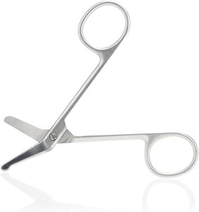 Ciseaux à bandage universels de qualité supérieure, 14 cm, argent, robustes, inclinés, super coupe, acier inoxydable, chirurgicaux, manuels - Product Image 1