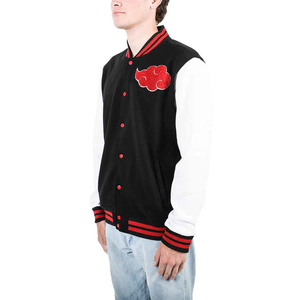 MOVATEXTILES Veste de baseball pour hommes personnalisée Plus Size Light Loose Fit High Street Stand Collar Street Wears Varsity Jacket - Product Image 2
