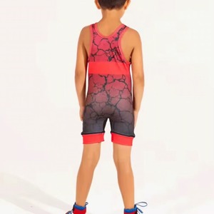 Singlet de Lucha Libre al por Mayor, Nuevo Diseño Personalizado por Sublimación, Ropa de Lucha Libre de Spandex para Hombre - Product Image 6