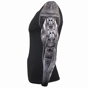 Rashguard de MMA de Primera Calidad, Transpirable, de Secado Rápido, Manga Larga, Personalizable, de Poliéster/Spandex, Protección BJJ para Hombre - Product Image 5