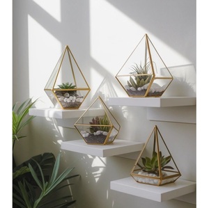 Terrario de Cristal Grande para Plantas, Decoración Rústica, Florero de Cristal de Lujo, Decoración de Jardín Interior, Regalo de Boda - Product Image 6