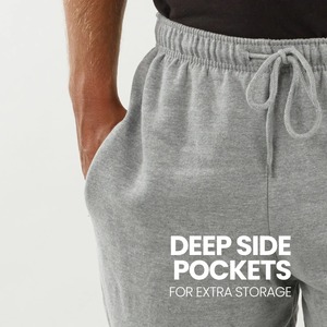 2024 New Arrival Custom Logo Eco-Friendly Heavyweight Minimalist Sports Joggers Men Plus Size Comfortable <b>Drawstring</b> <b>Trousers</b> - Product Image 3