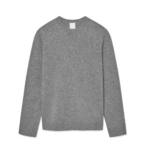 เสื้อสเวตเตอร์ถักนิตติ้งของผู้ชายอินเทรนด์ขายดี100% ผ้าคอตตอนนิ่มแห้งเร็วสั่งปักโลโก้ได้ตามต้องการ - Product Image 1