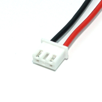 Harnes Tautan mikro kerajinan presisi 2 Pin JST XH 2.5mm kawat ke papan konektor untuk harnes kabel integrasi PCB aman