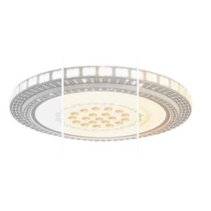 Plafonnier LED rond moderne élégant ultra lumineux de qualité supérieure pour salon, chambre à coucher, éclairage domestique - Product Image 2
