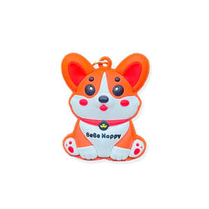 Porte-clés LED Cartoon BeBe Happy Quan Chi avec mousqueton / Caoutchouc durable, écologique et sans nickel, logo personnalisé, conception OEM - Product Image 5