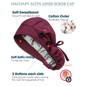 Sombreros de fregado transpirables de Material duradero, sombreros de fregado personalizados con su propio logotipo, sombreros de fregado de diseño personalizado de la mejor calidad - Product Image 4