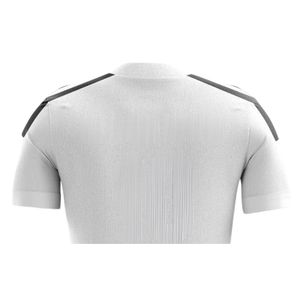 ชุดฟุตบอลผู้ใหญ่แบบยูนิเซ็กซ์ ระบายอากาศ แห้งเร็ว ผลิตตามสั่ง ด้วยเทคนิคการพิมพ์แบบซับลิเมชั่น เป็นมิตรกับสิ่งแวดล้อม ผลิตจากโพลีเอสเตอร์ 100% คอกลม แขนสั้น แบบสั่งทำ - Product Image 5