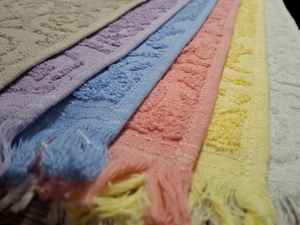 Serviette de cuisine et de toilette en coton absorbant de qualité supérieure avec motif jacquard Coco – Textile de maison écologique - Product Image 6