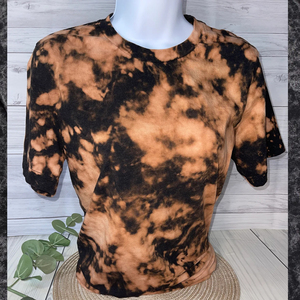 เสื้อยืดโอเวอร์ไซส์ลายกราฟิกฟอกสีสไตล์วินเทจสำหรับผู้ชาย เสื้อยืดฟอกสีลายมัดย้อมสำหรับผู้ใหญ่ - Product Image 6