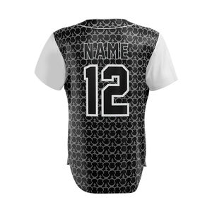 Vêtements de sport personnalisés Nouveaux jeunes hommes Logo personnalisé Baseball avec bouton Uniforme de baseball de haute qualité Vêtements d'équipe - Product Image 2