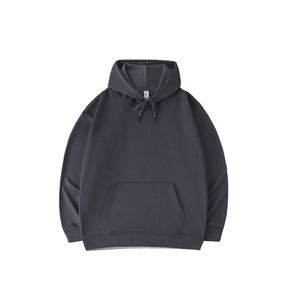 Personnalisable Cool Hommes Sweat À Capuche 100% Coton Poly Mélange Lourd Sweat À Capuche Noir Tissage Technique Logo Imprimer - Product Image 1