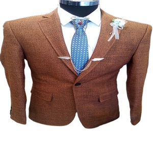 Blazer homme décontracté coupe cintrée Nouveau design Veste à un bouton - Product Image 6