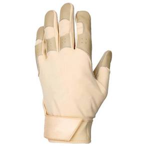 Gants de frappe de baseball en cuir gris avec paume rouge, longs et confortables, pour hommes et femmes - Product Image 3