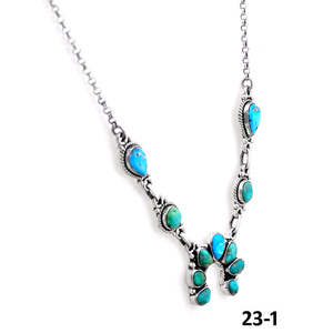Collier artisanal en turquoise du Sud-Ouest et argent sterling, cadeau idéal - Product Image 3