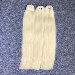 Vente chaude 2024 Brun Foncé Naturel Droite Vierge Vietnamien Cheveux Bundle avec Jerry Curl Style 150% Densité pour les Femmes - Product Image 2